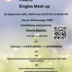 September 15th 2025 - Singles Meetup
