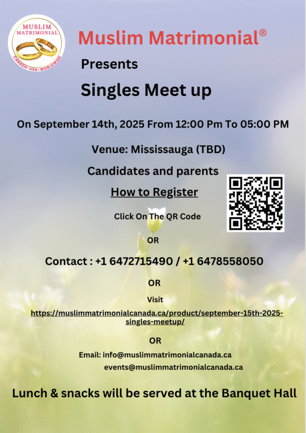 September 15th 2025 - Singles Meetup