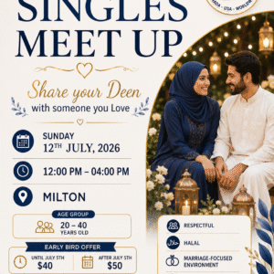12th July Singles Meetup in Milton ON